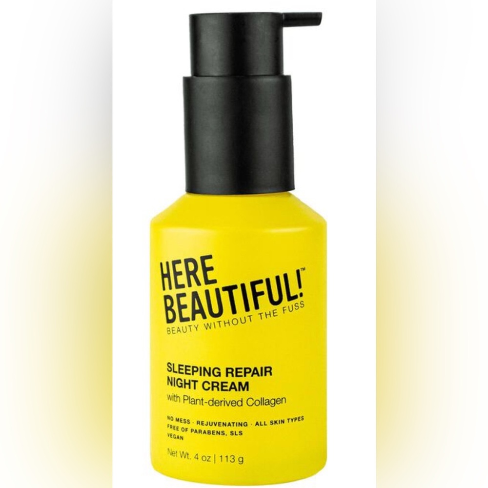 HERE BEAUTIFUL SLEEPING REPAIR NIGHT CREAM W/ PLANT DERIVED COLLAGEN